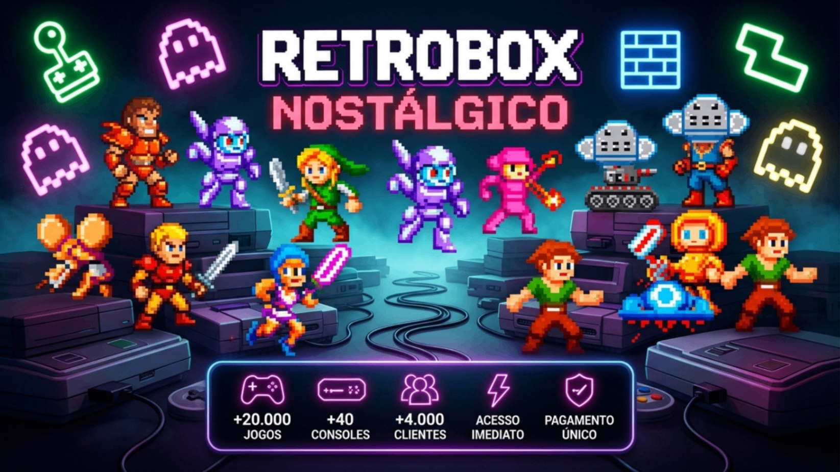 RetroBox - Nostálgico (Consoles Retrô)