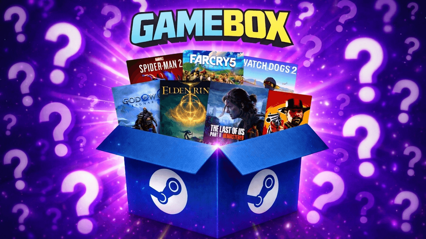 1x GameBox Aleatória - Deluxe